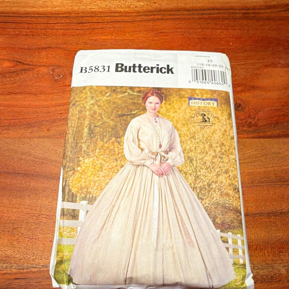 Butterick B5831 Misses Dress & Petticoat Sewing Pattern Plus Size 8-16